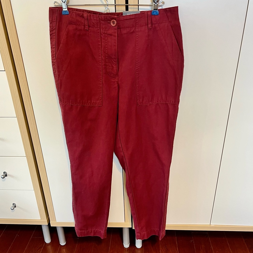 NWT Talbots Size 6P Slim Ankle Length Cargo Pant